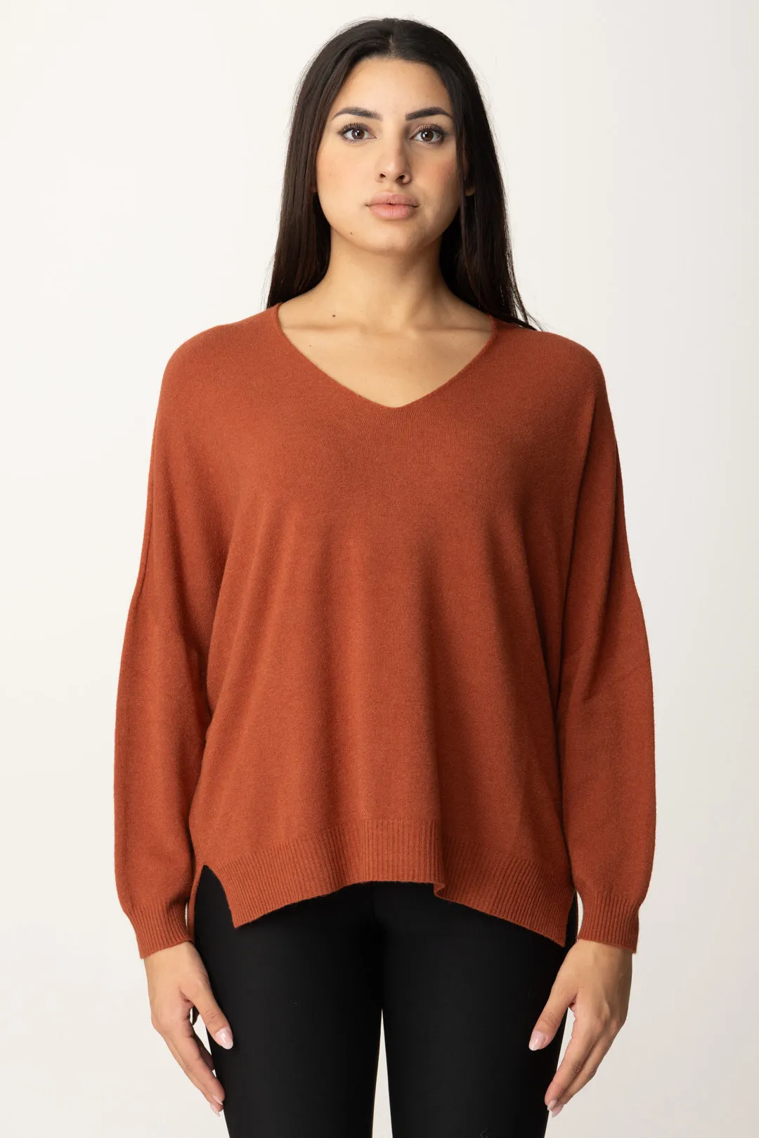 Maglia Asimmetrica con Scollo a V