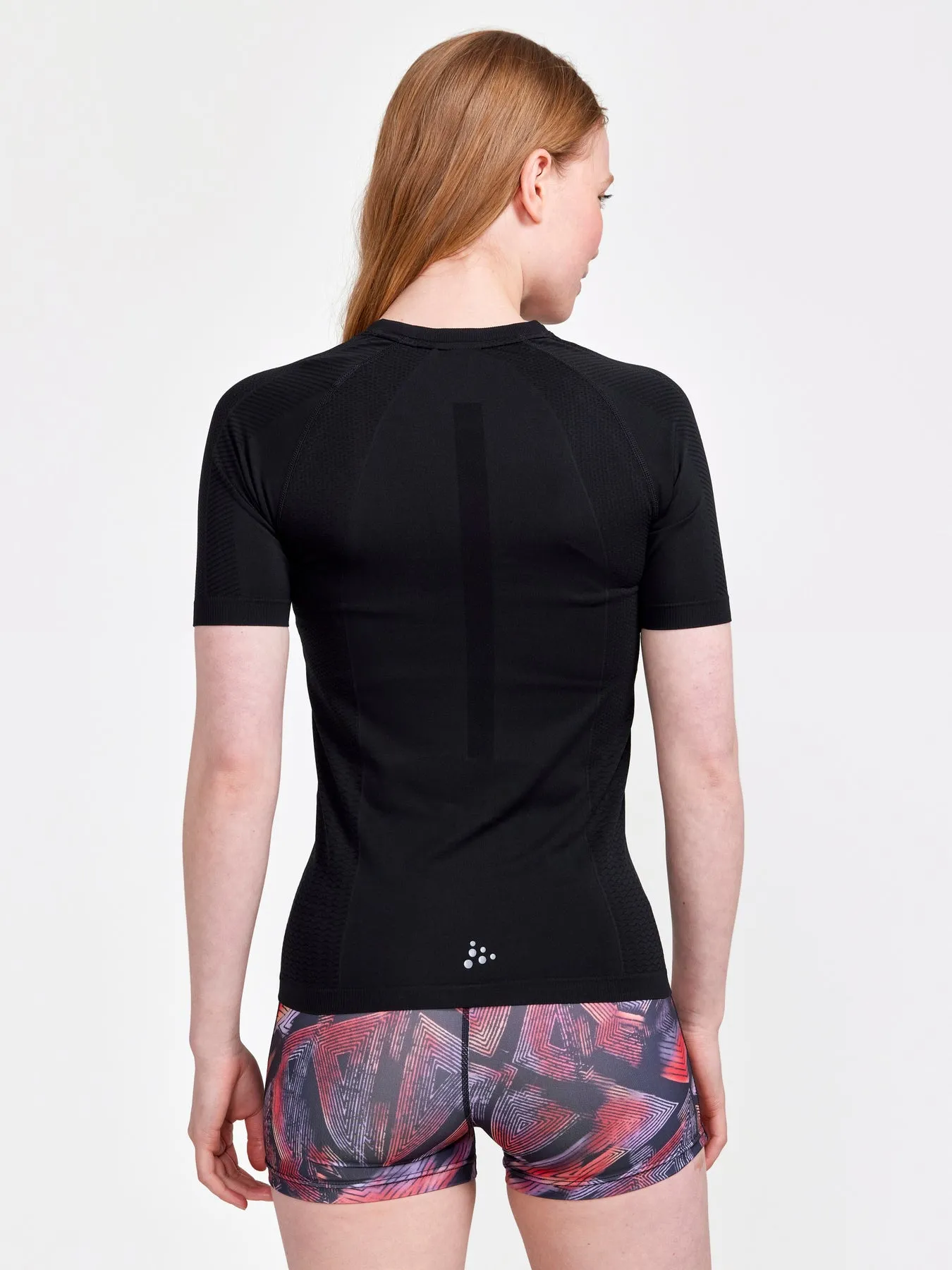 MAGLIA DONNA CRAFT T-SHIRT SPORT CLASSIC NERA