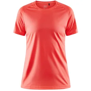 MAGLIETTA CRAFT T-SHIRT SPORT CORE UNIFY TRAINING TEE DONNA CRUSH