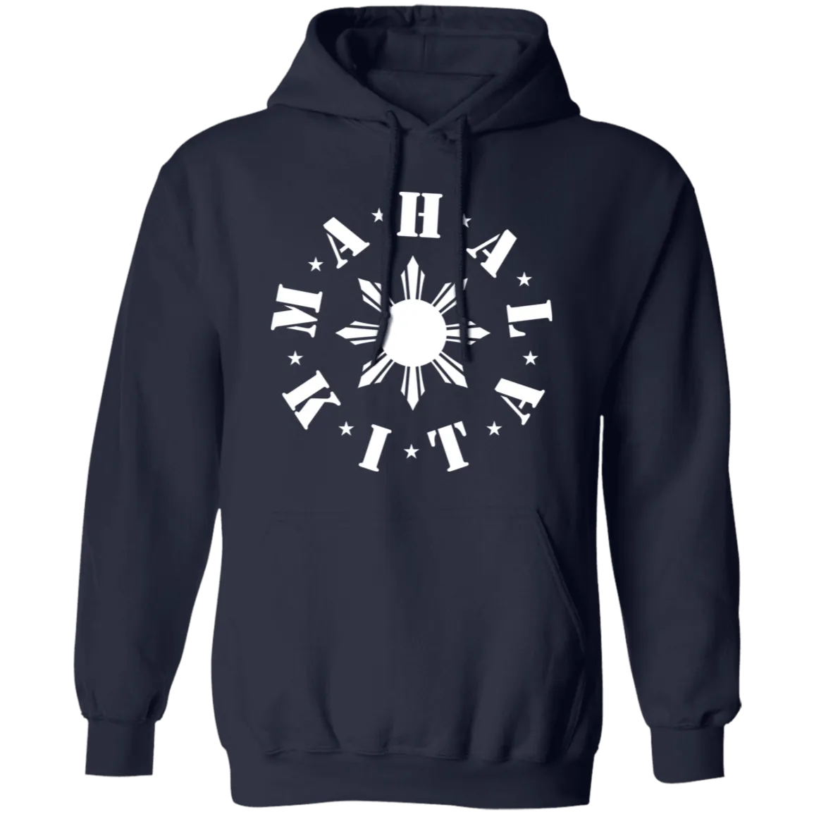 Mahal Kita In Circle Sun Unisex Pullover Hoodie