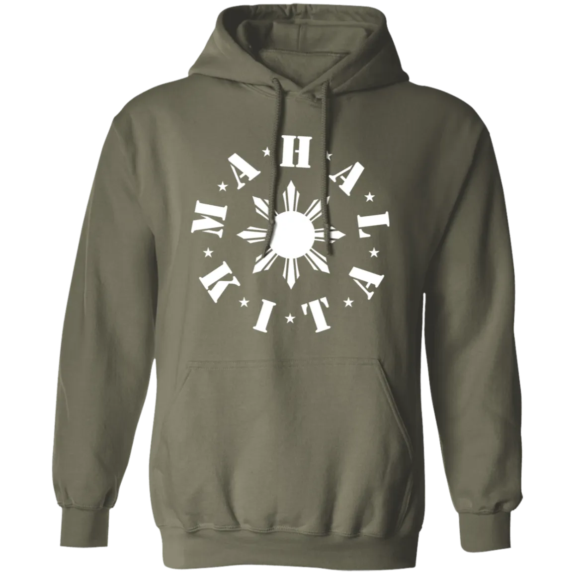 Mahal Kita In Circle Sun Unisex Pullover Hoodie