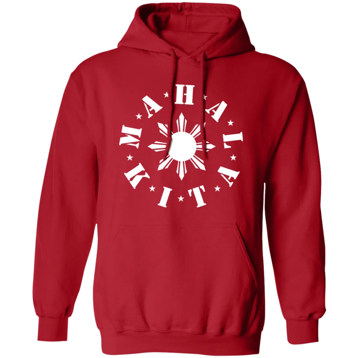 Mahal Kita In Circle Sun Unisex Pullover Hoodie