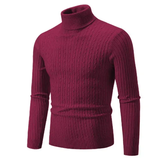 Men's Agnesat Turtleneck Sweater for Winter