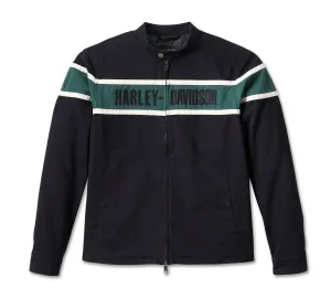 Men's Bar Jacket - Colorblocked - Black Beauty