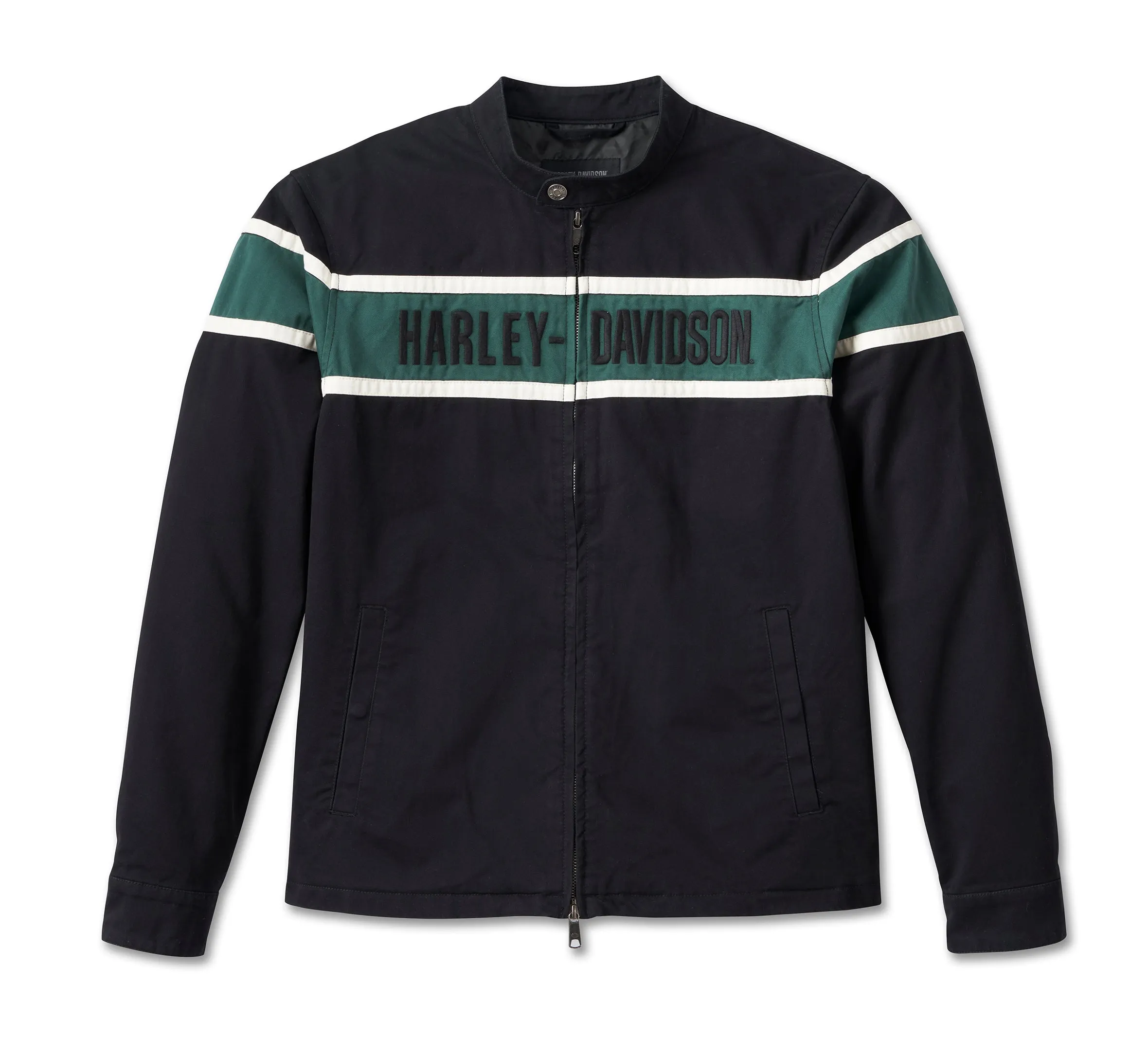 Men's Bar Jacket - Colorblocked - Black Beauty