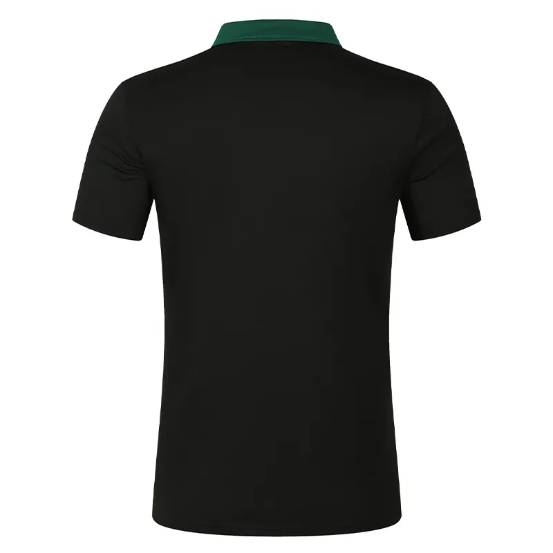 Men's Casual Half-Zip Lapel Short Sleeve Polo Shirt