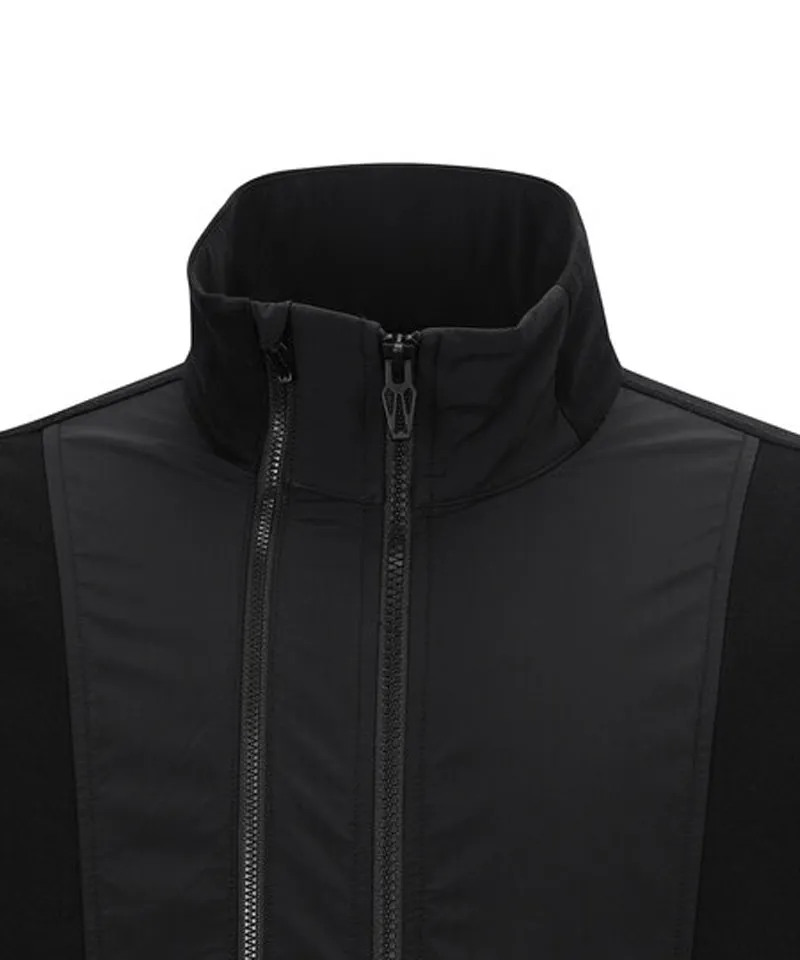 Men's Hybrid Jersey Jacket - Black
