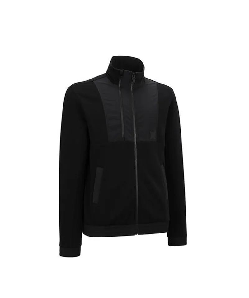 Men's Hybrid Jersey Jacket - Black