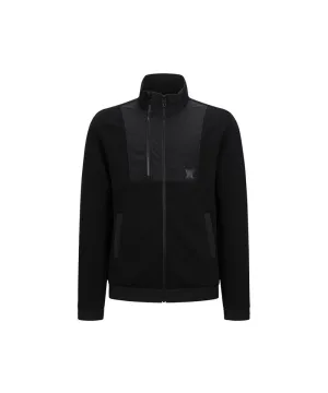 Men's Hybrid Jersey Jacket - Black