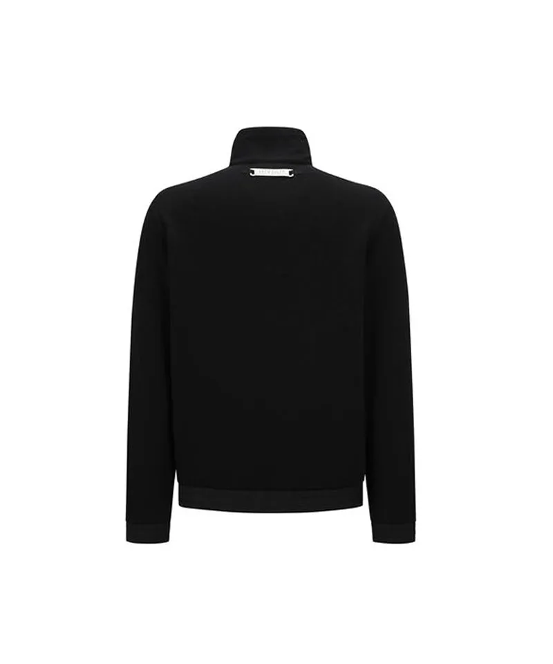 Men's Hybrid Jersey Jacket - Black