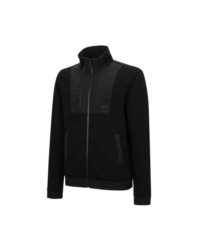 Men's Hybrid Jersey Jacket - Black