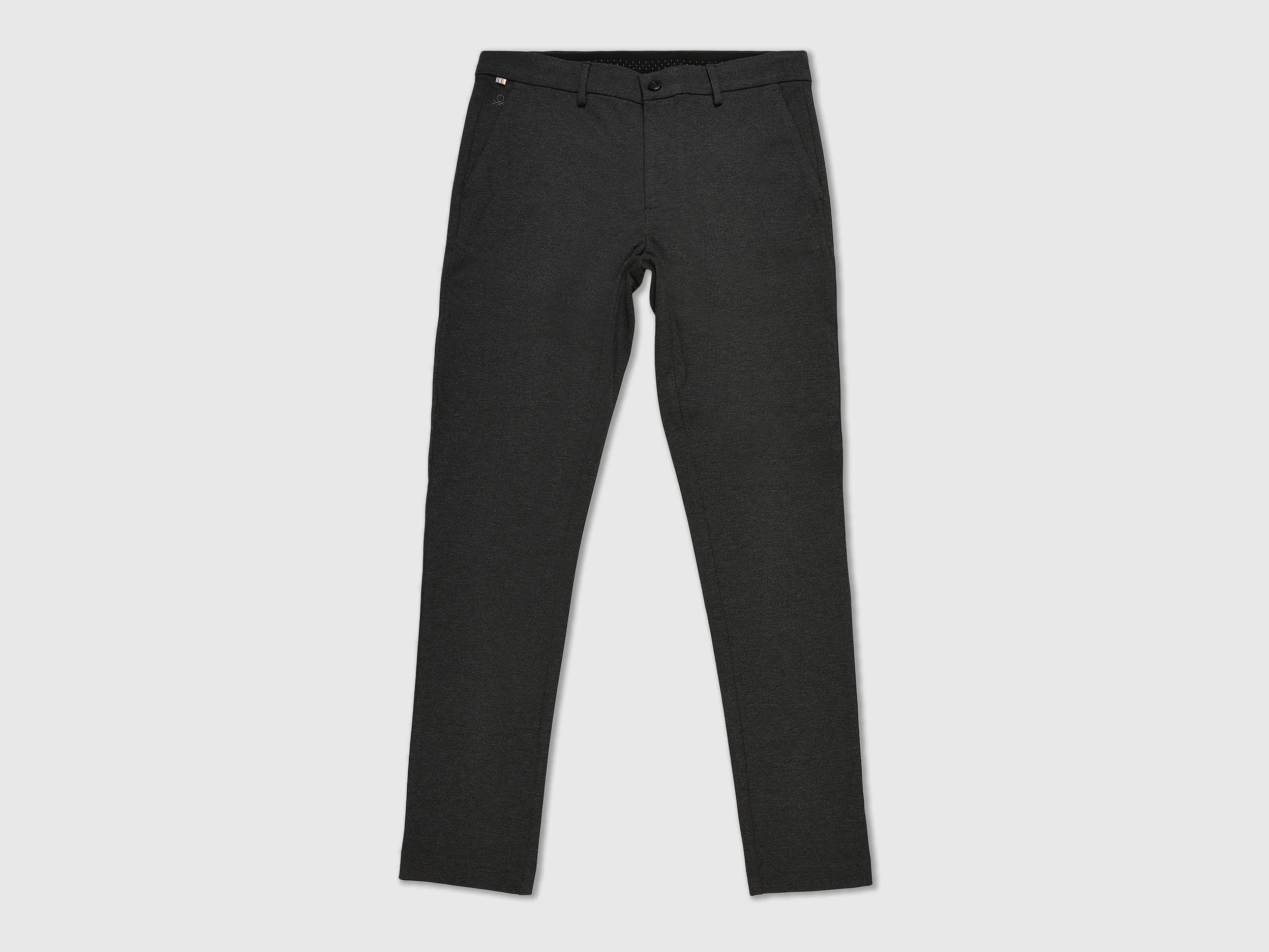 Mens Slim Fit Patterned Trousers