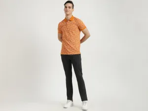 Mens Slim Fit Patterned Trousers