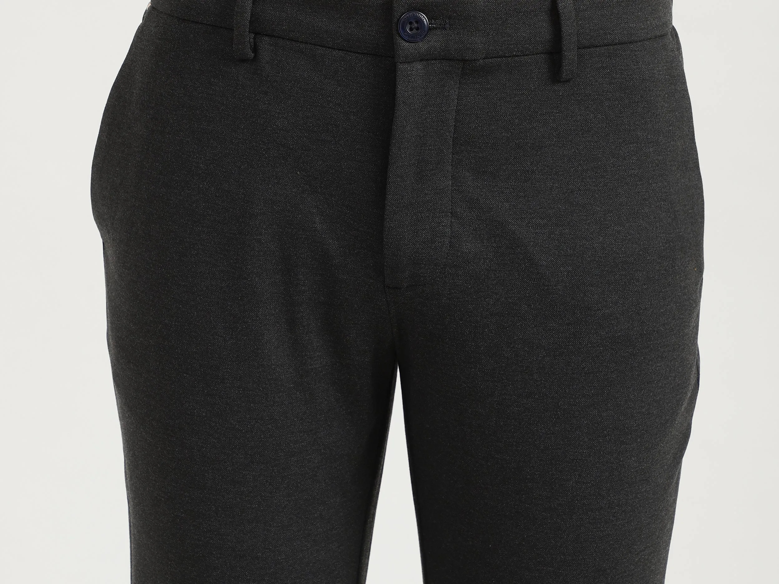 Mens Slim Fit Patterned Trousers
