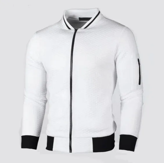 Men's zipped sweatshirt with stand-up collar by Keda