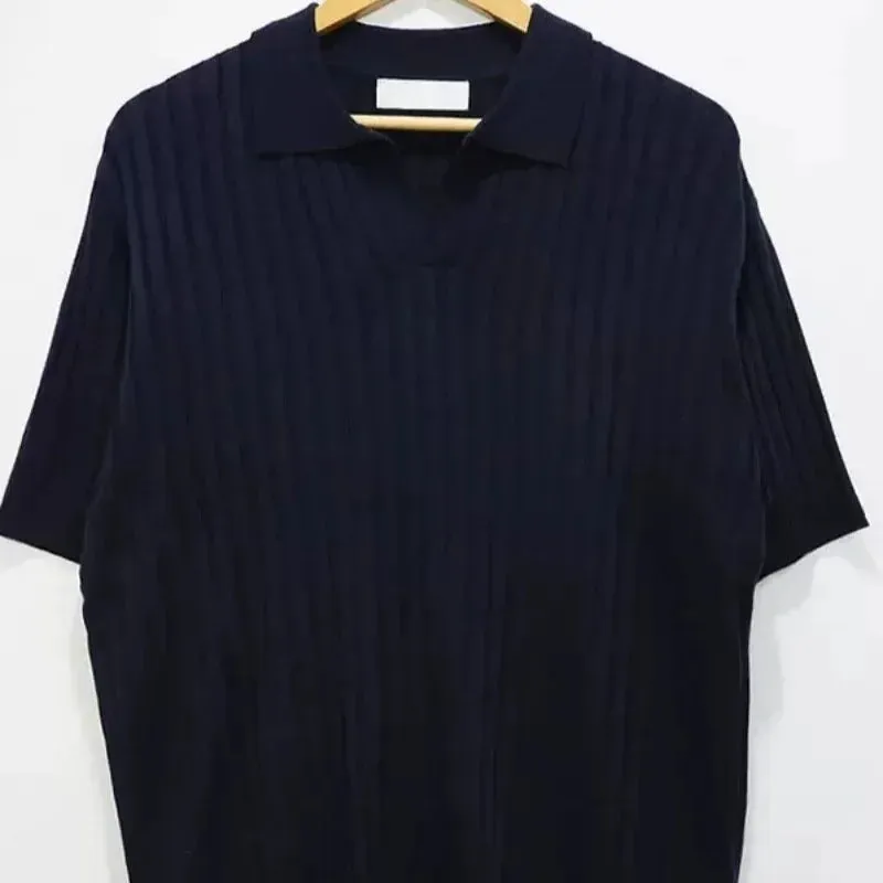 MetroStyle Summer Striped Polo Shirt