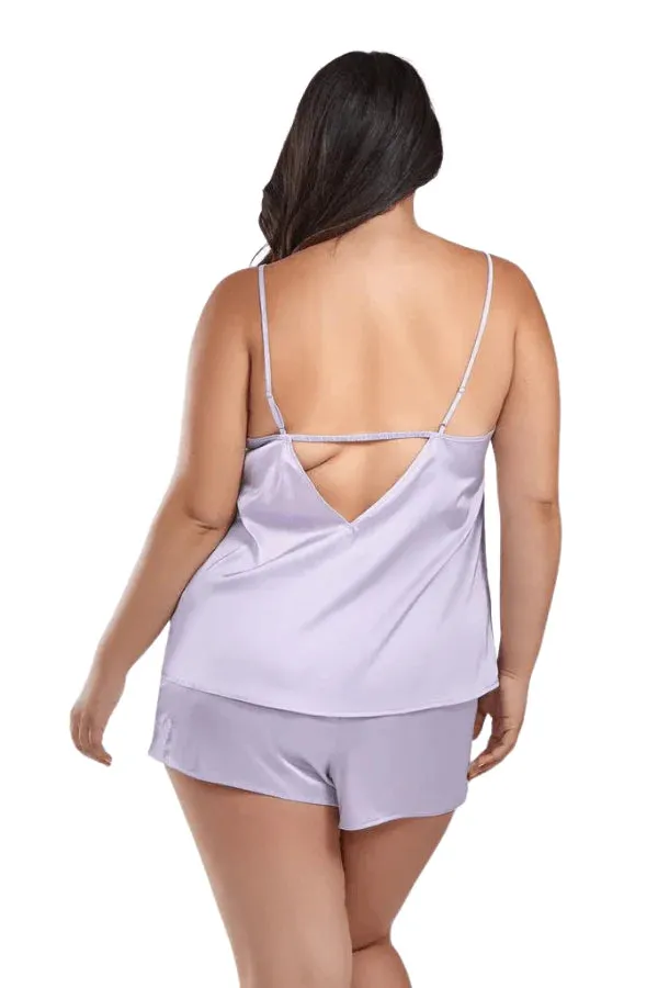 Mia Cami Shorts Set In Light Lilac