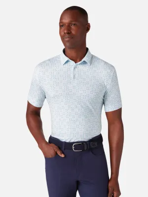 Mizzen   Main Versa SS Polo - Nile Blue Gradient