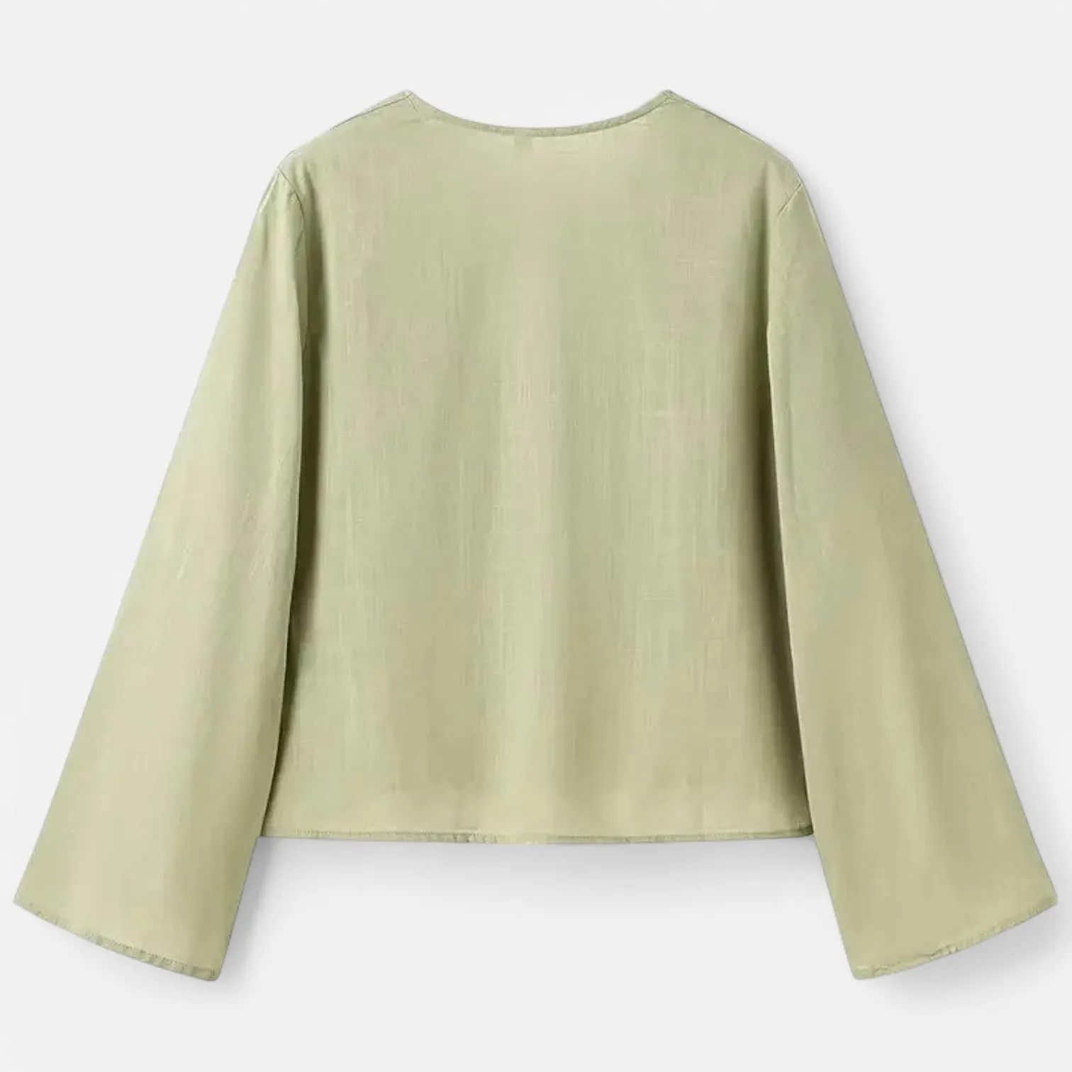 Monacogents | White Cropped Tie Blouse – Casual Summer Beach Top