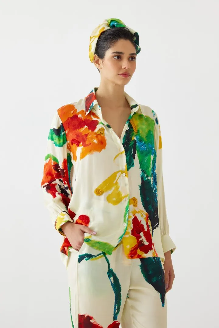 Monet Shirt and Pants Set