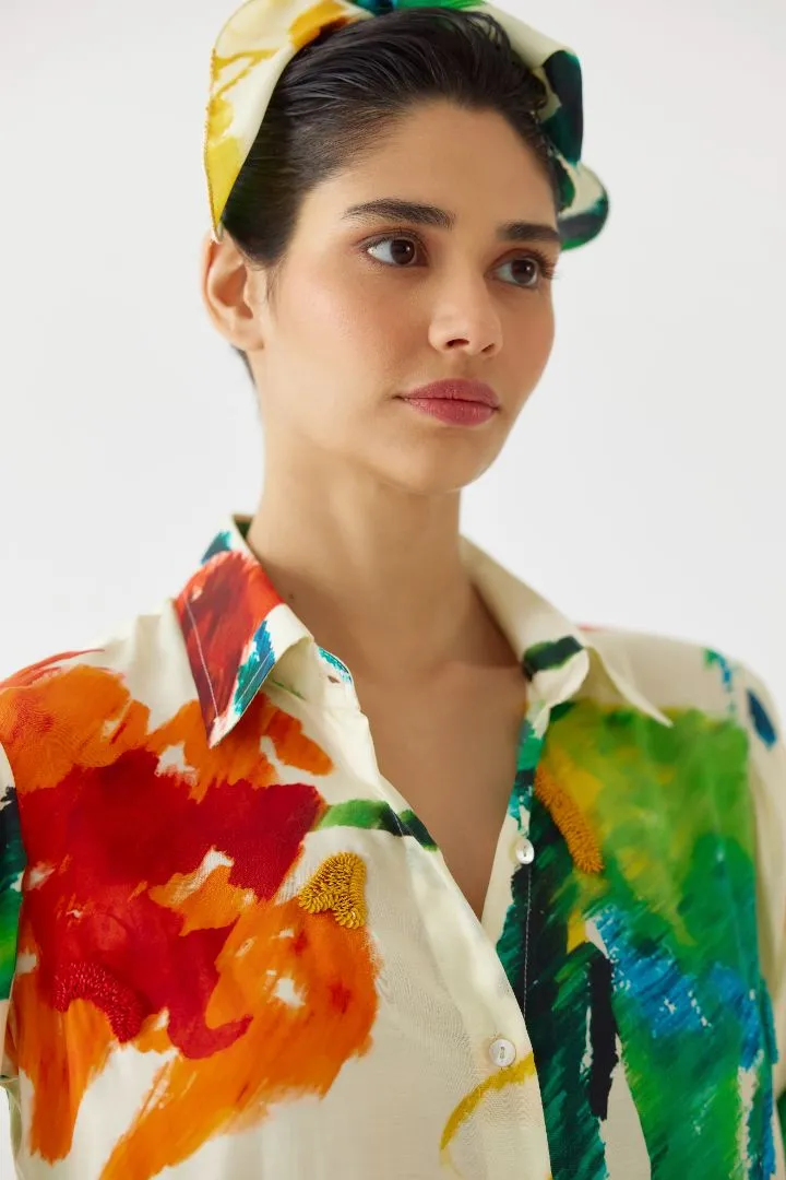 Monet Shirt and Pants Set
