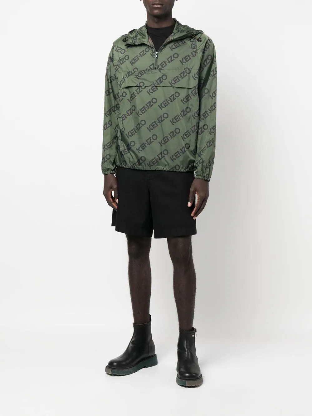 Monogram Logo Windbreaker