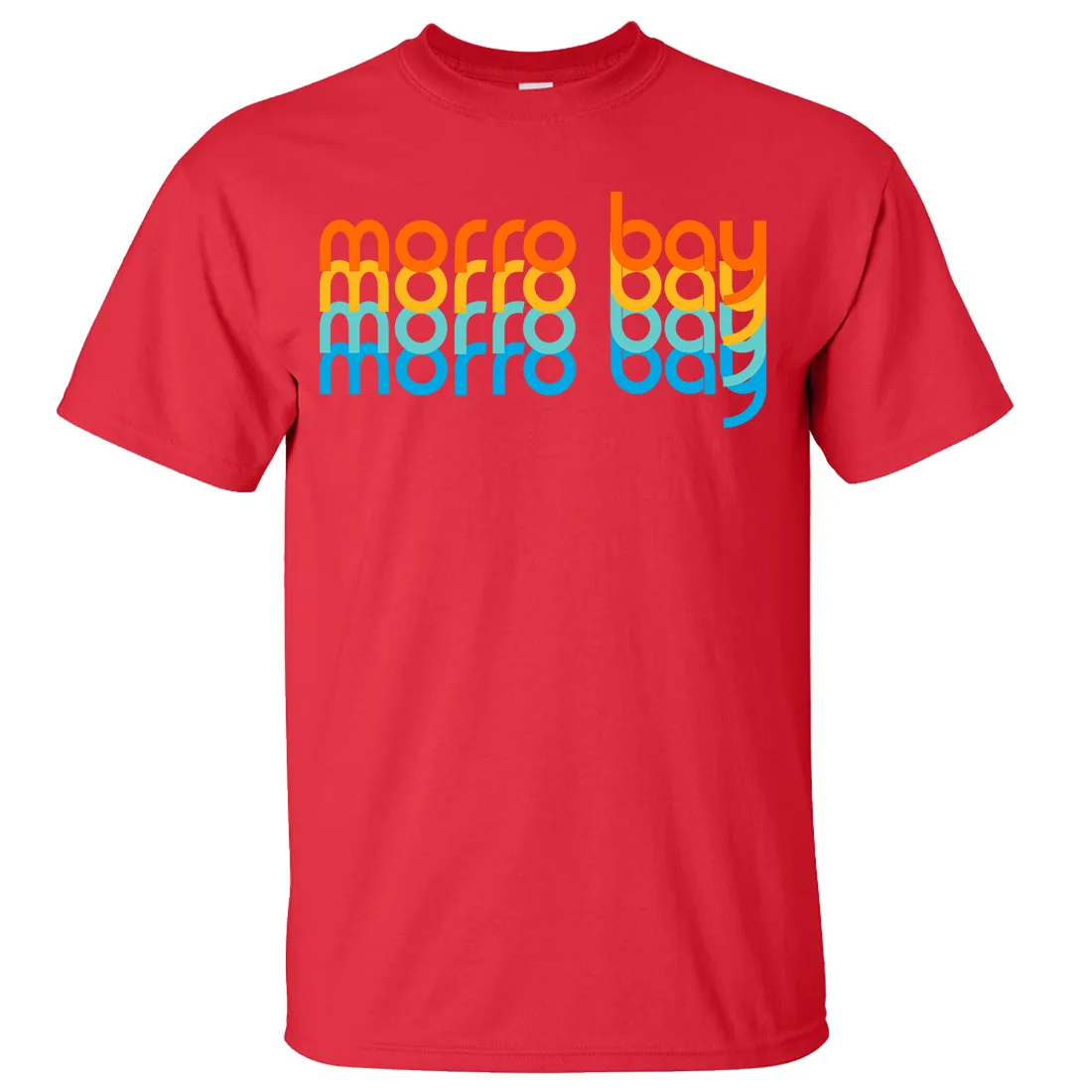 Morro Bay Stacked Asst Colors T-shirt/tee