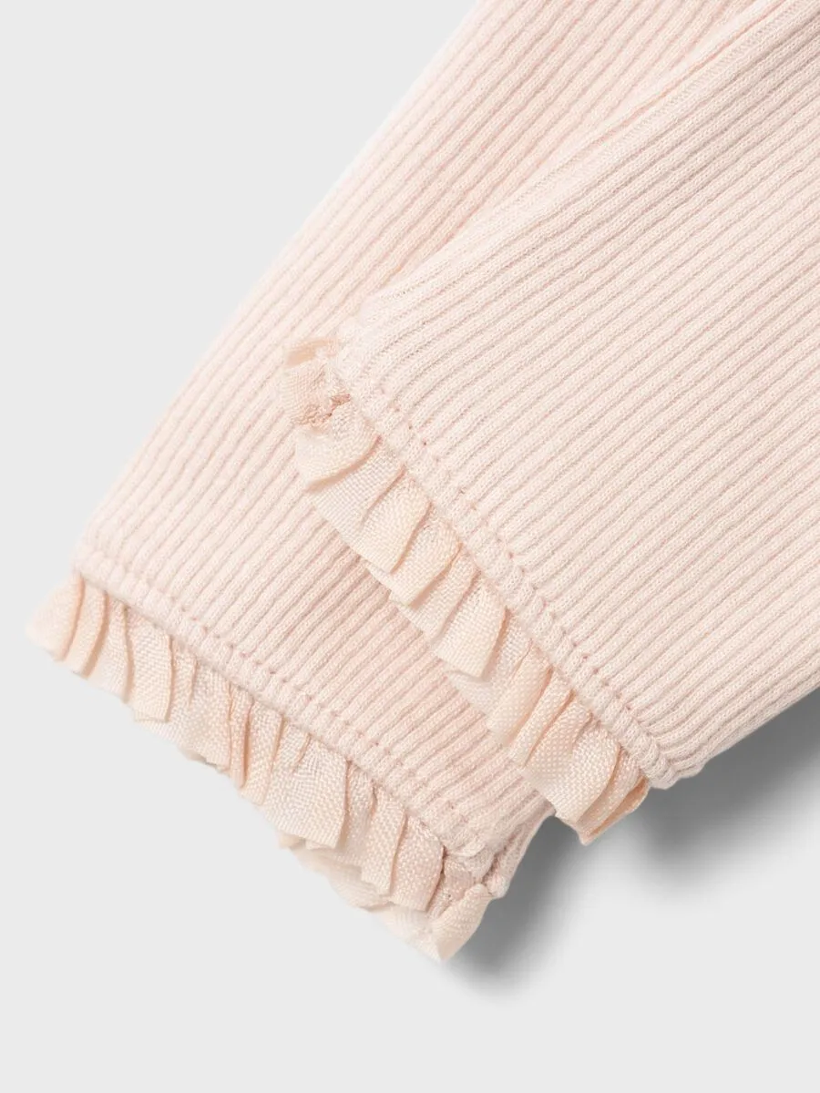 NAME IT | Baby Girl Rib Knit Leggings