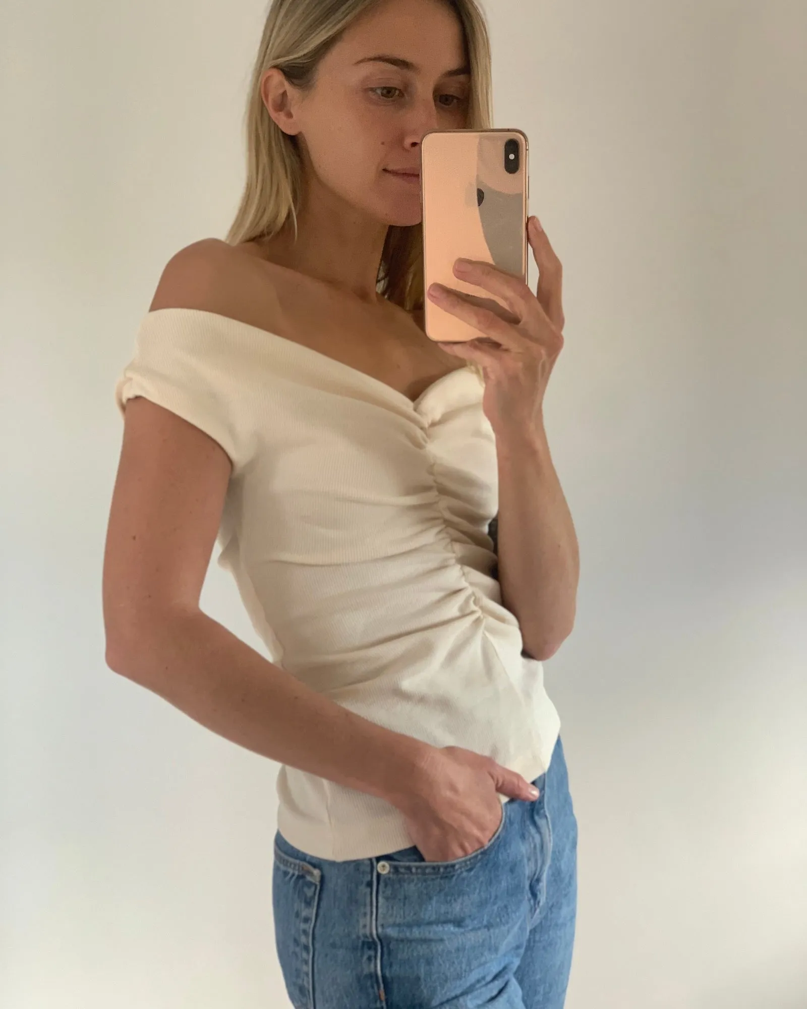 Niveah Tee | Vanilla Rib