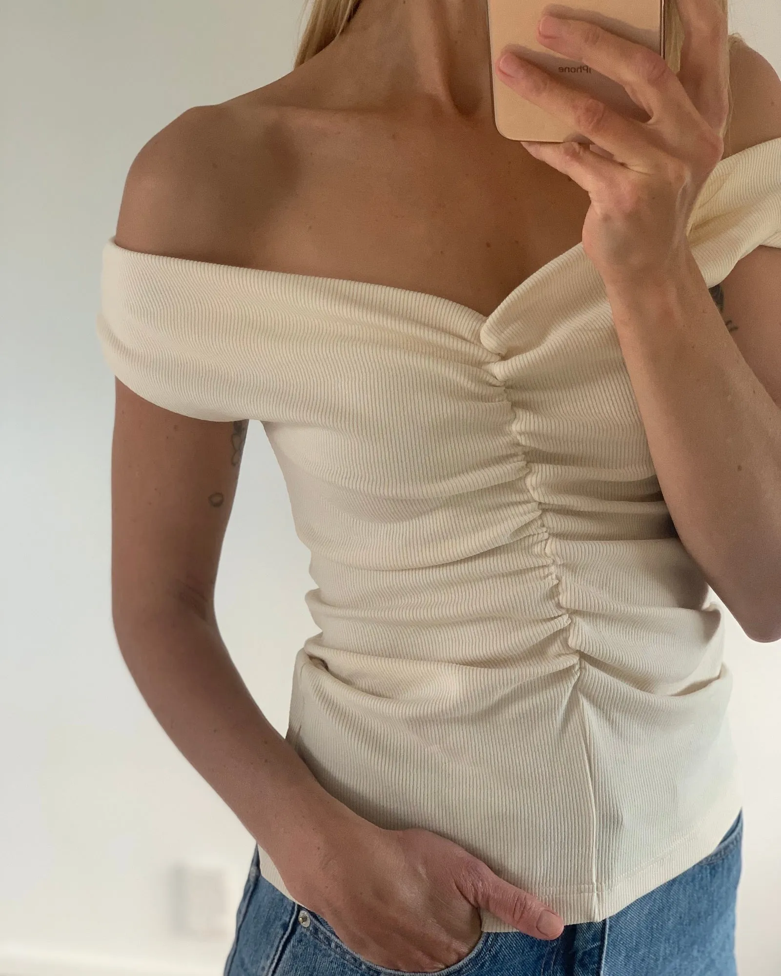 Niveah Tee | Vanilla Rib
