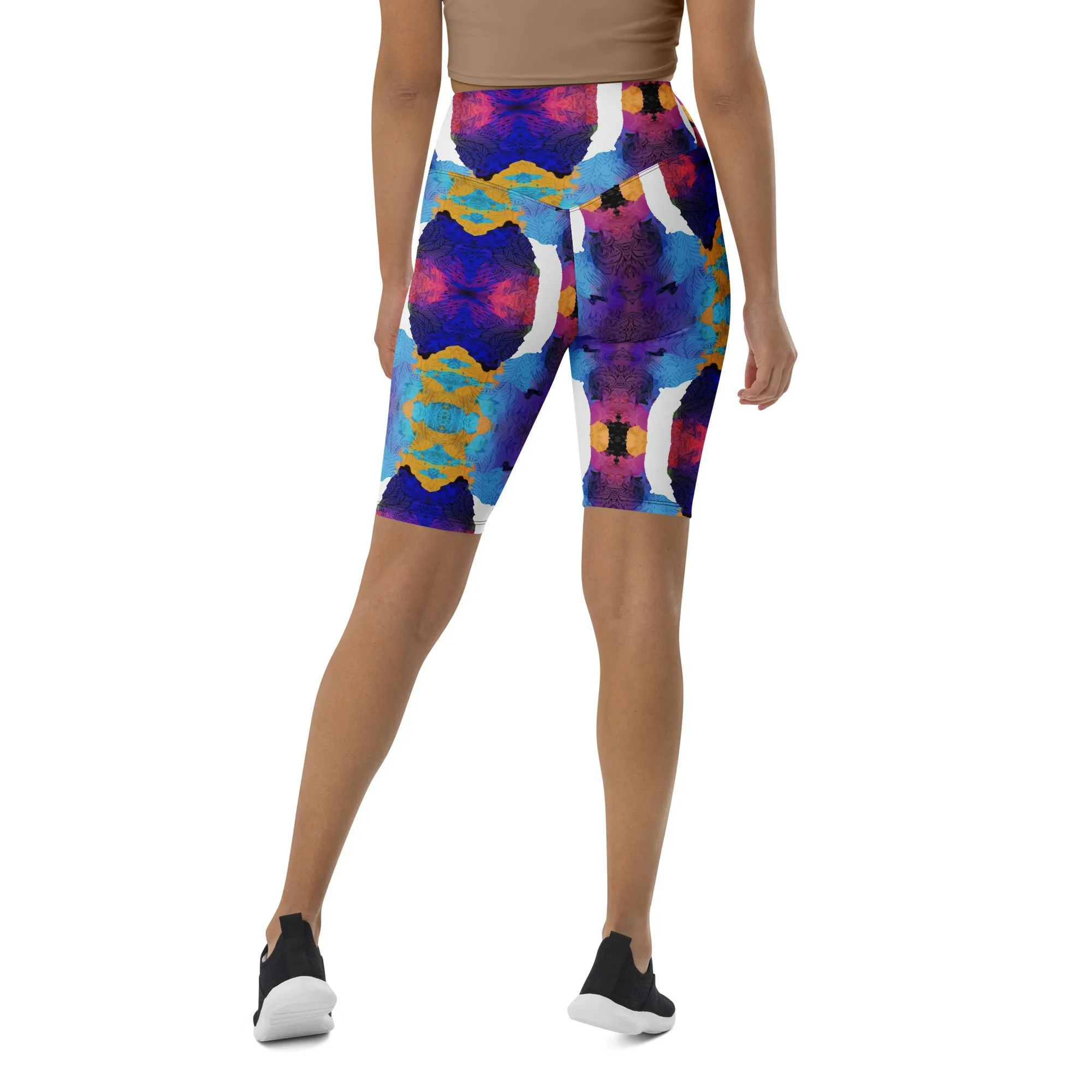 Ocean Mirage Biker Shorts