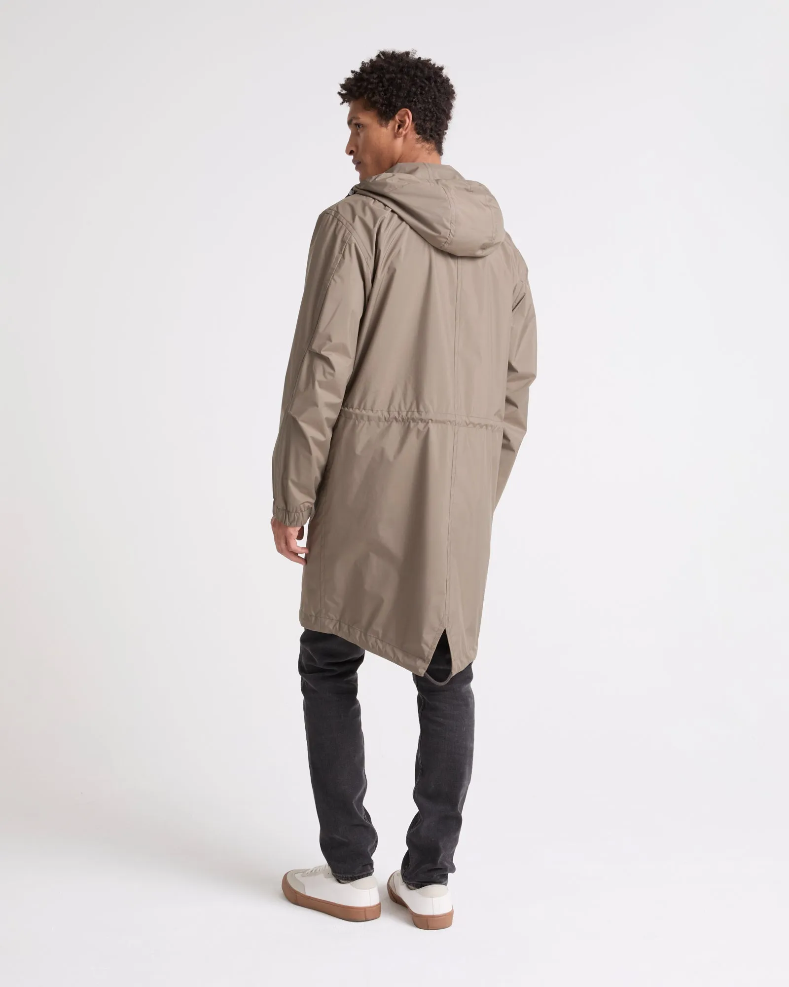 Parka en tissu imperméable