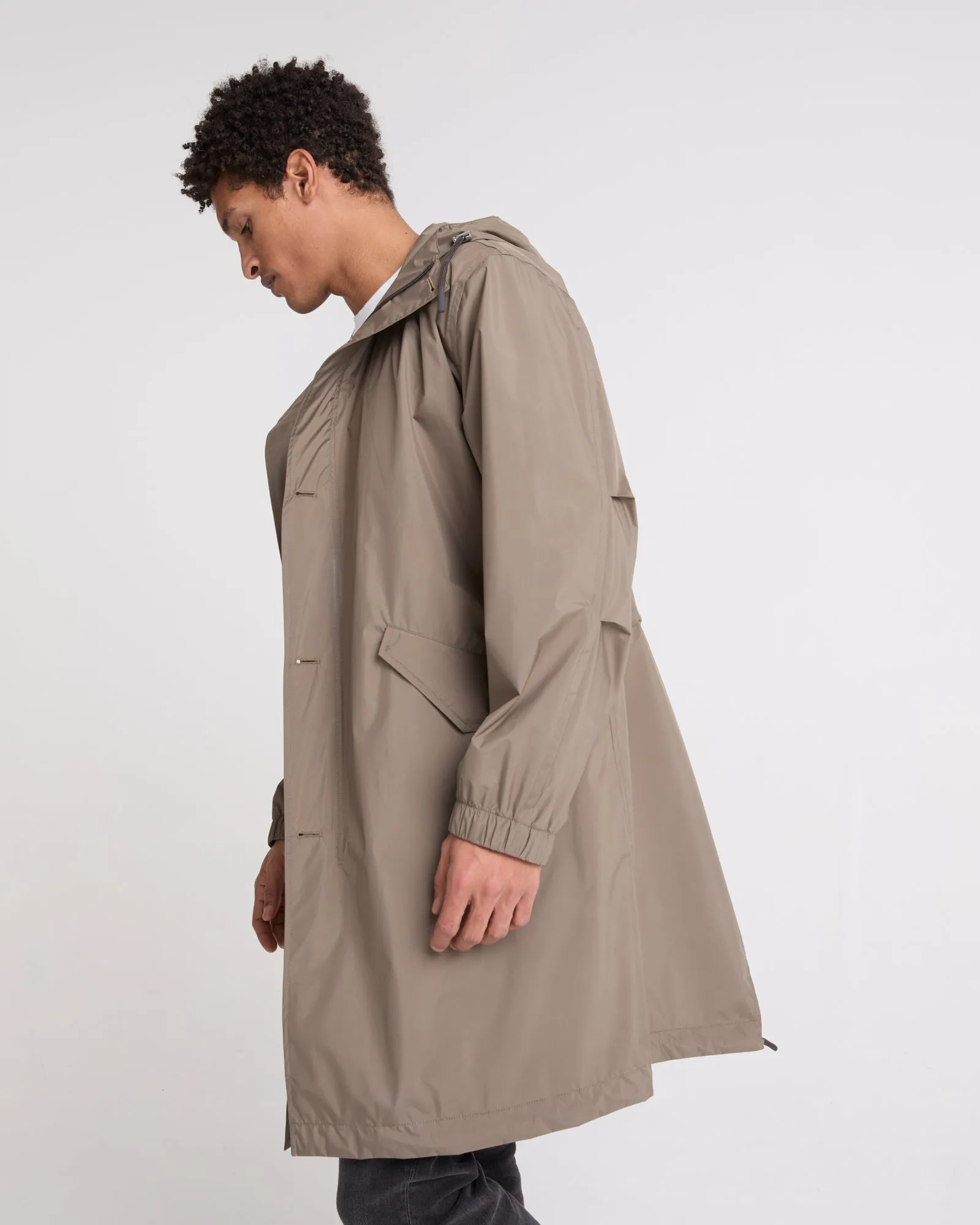 Parka en tissu imperméable