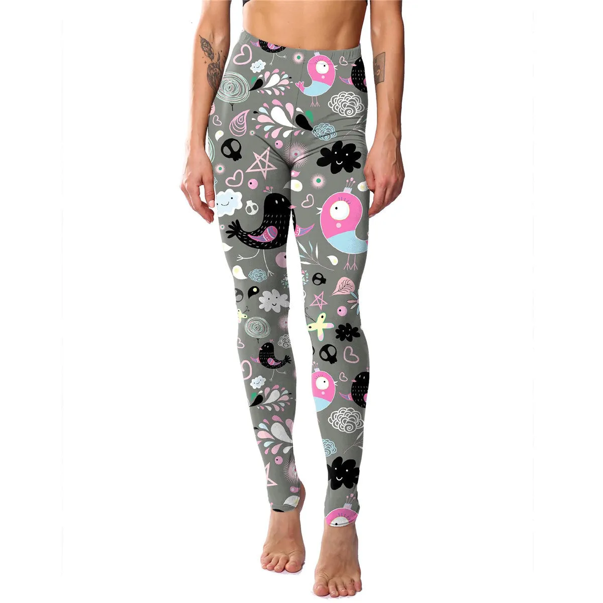 Personalized Kitten Print Leggings