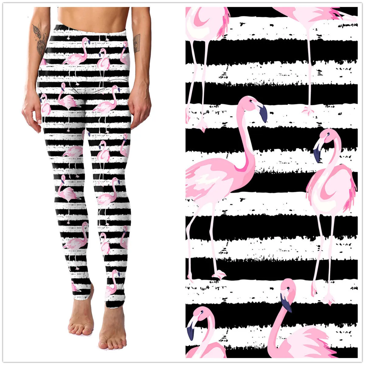 Personalized Kitten Print Leggings