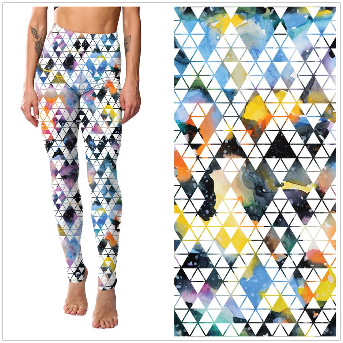 Personalized Kitten Print Leggings