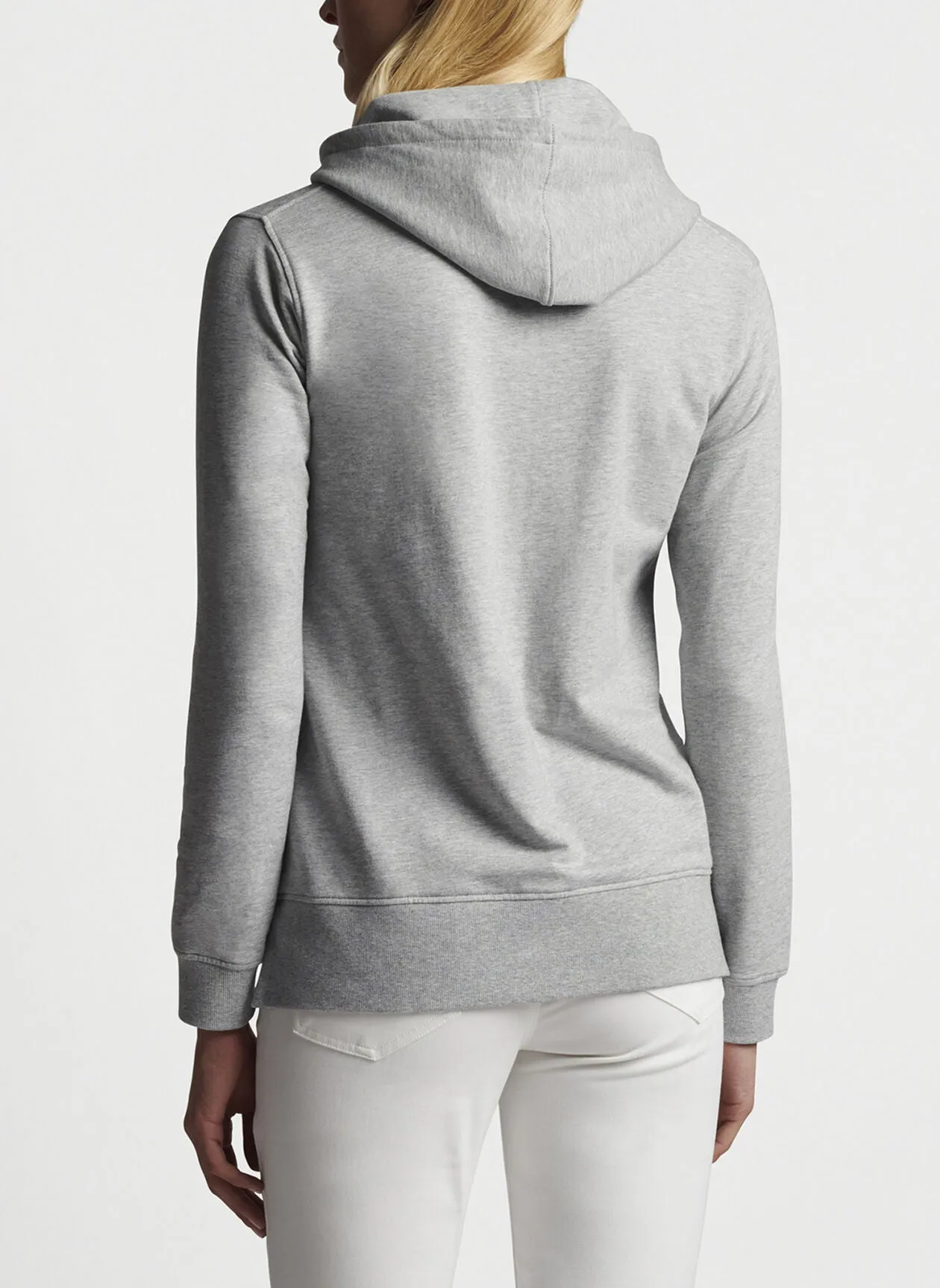 Peter Millar Womens Lava Wash Relaxed Hoodie - BRITISH GREY