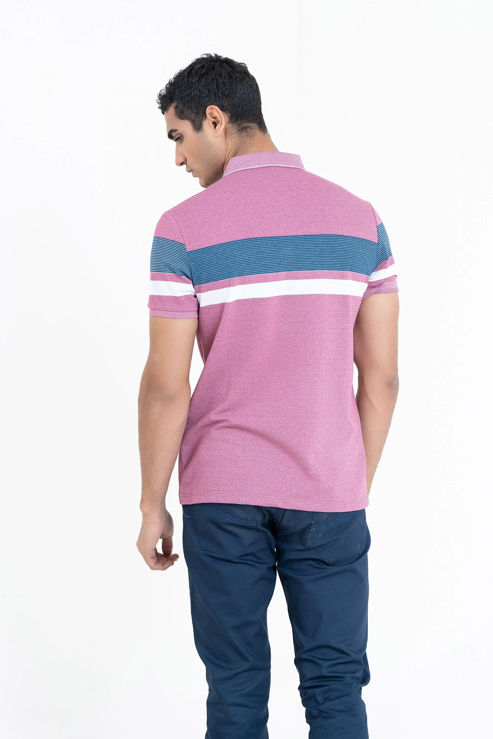 Pink Collar T-Shirt