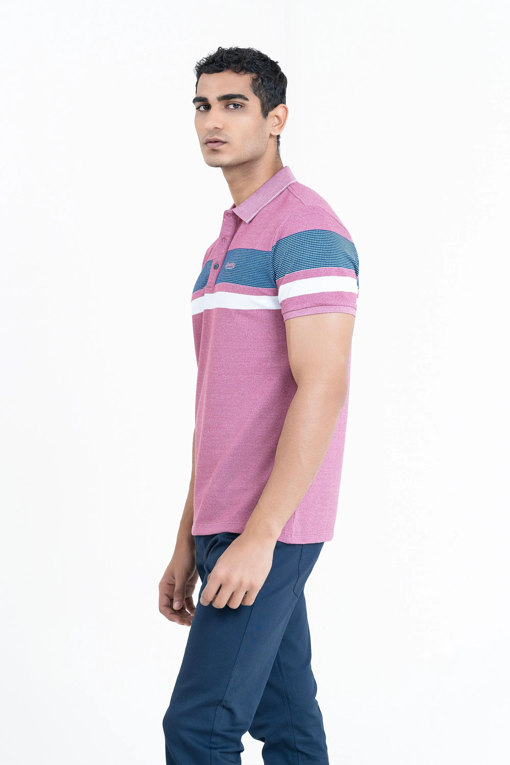 Pink Collar T-Shirt