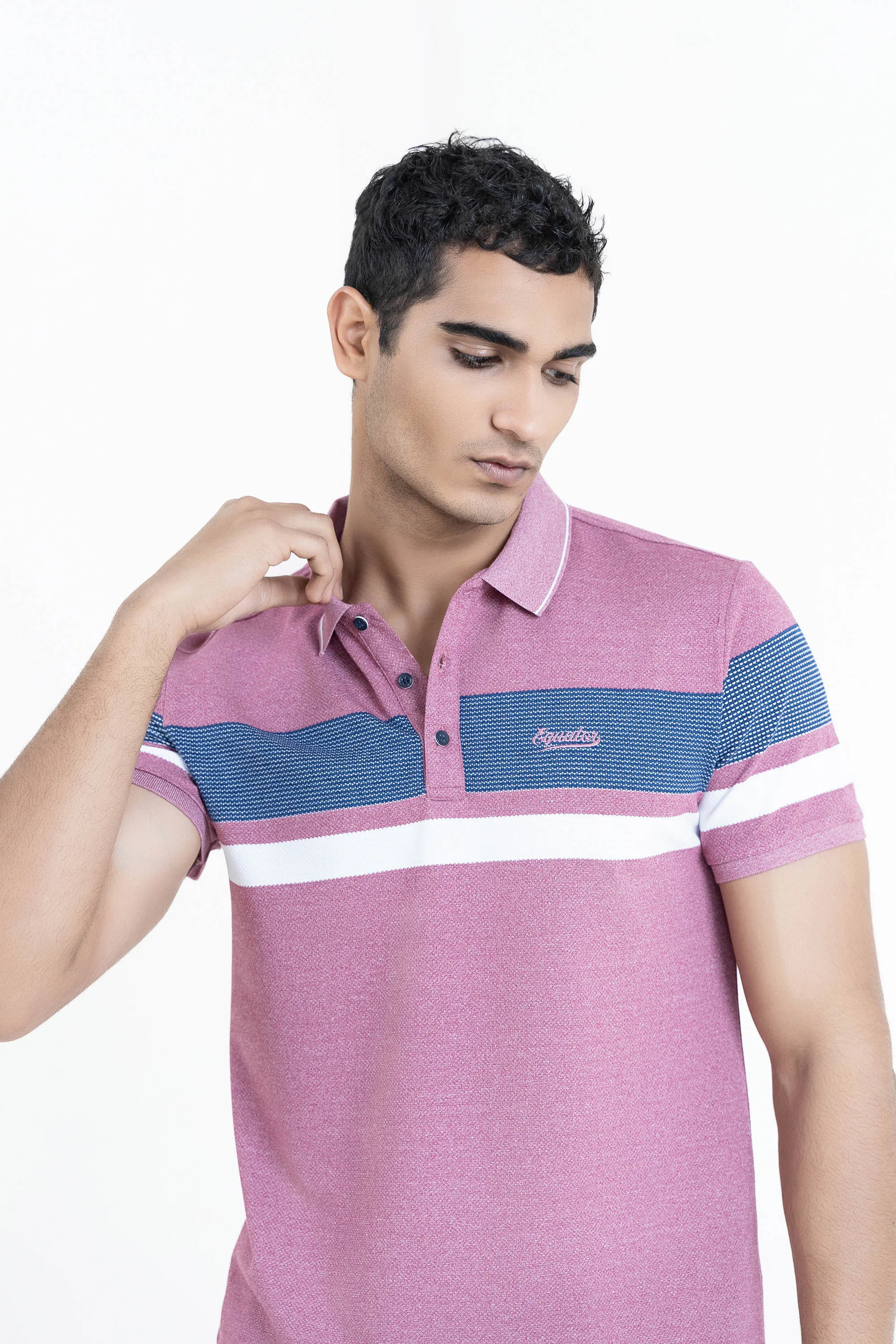 Pink Collar T-Shirt