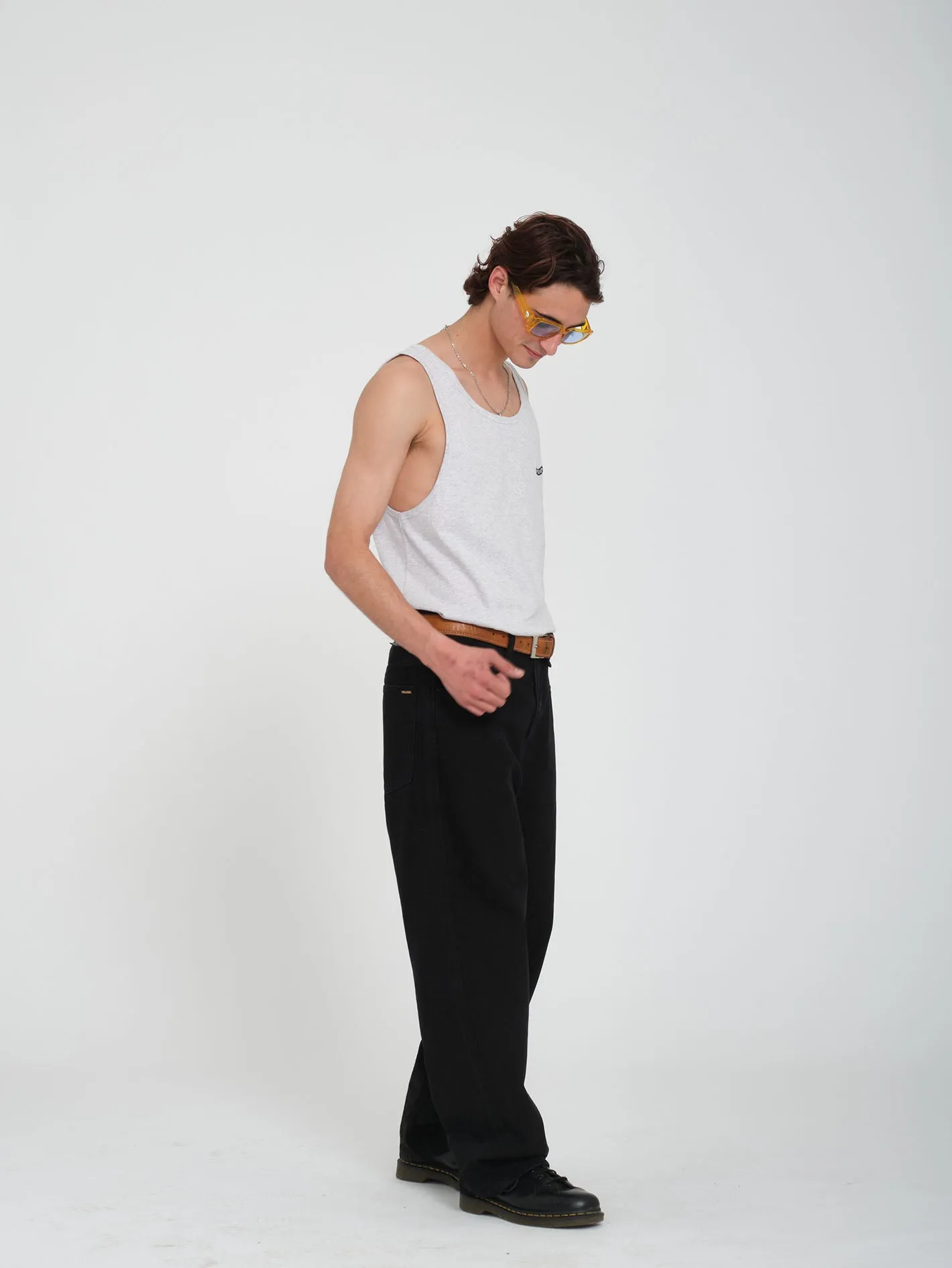 Pistol Stone Tank top - BONE HEATHER