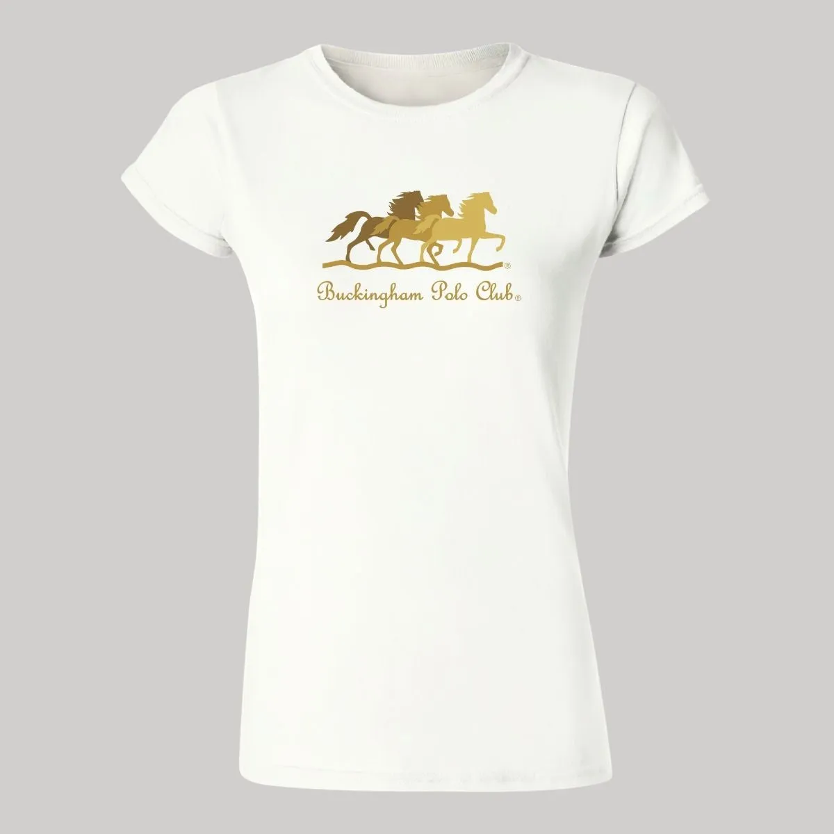 Playera Mujer Buckingham Polo Club Caballos