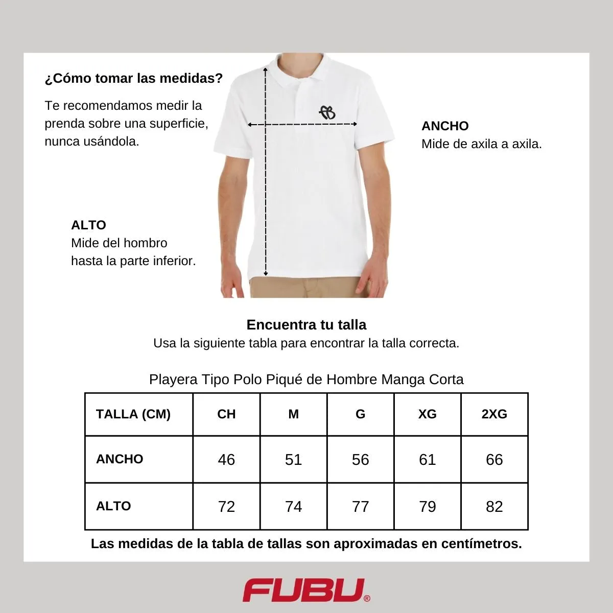 Playera Tipo Polo Piqué Hombre Fubu FB Mono Bordado