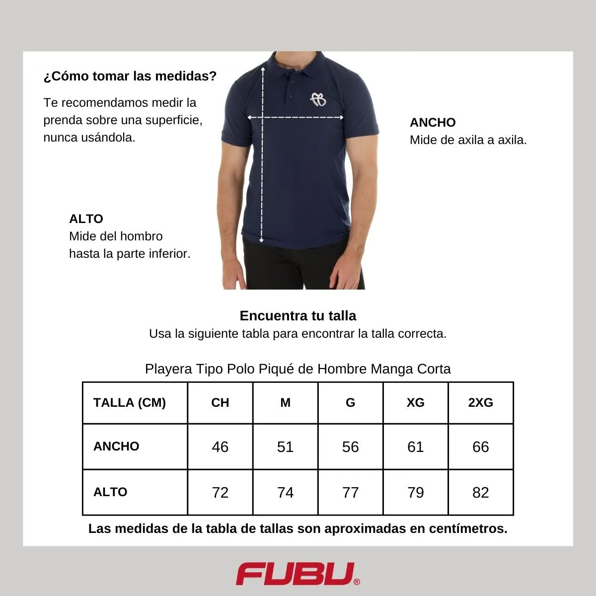 Playera Tipo Polo Piqué Hombre Fubu FB Mono Bordado