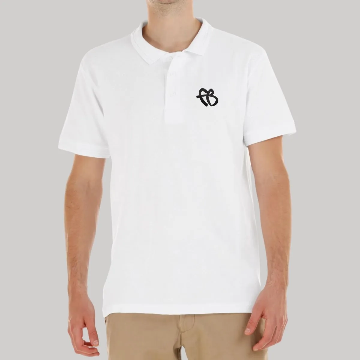 Playera Tipo Polo Piqué Hombre Fubu FB Mono Bordado