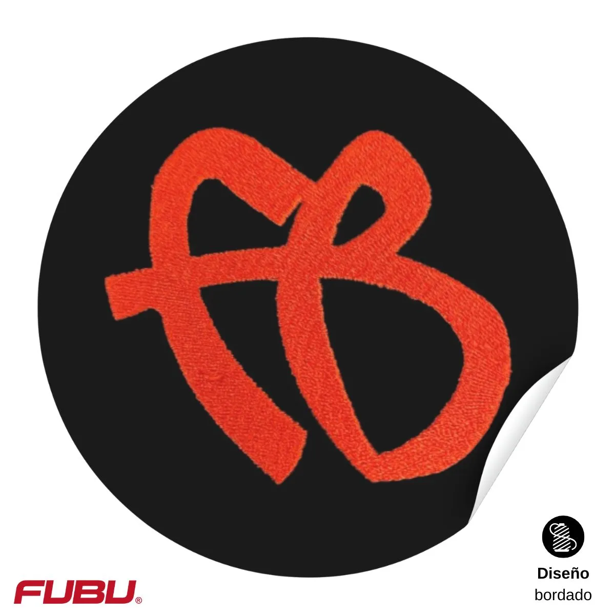 Playera Tipo Polo Transpirable Hombre Fubu FB Rojo Bordado