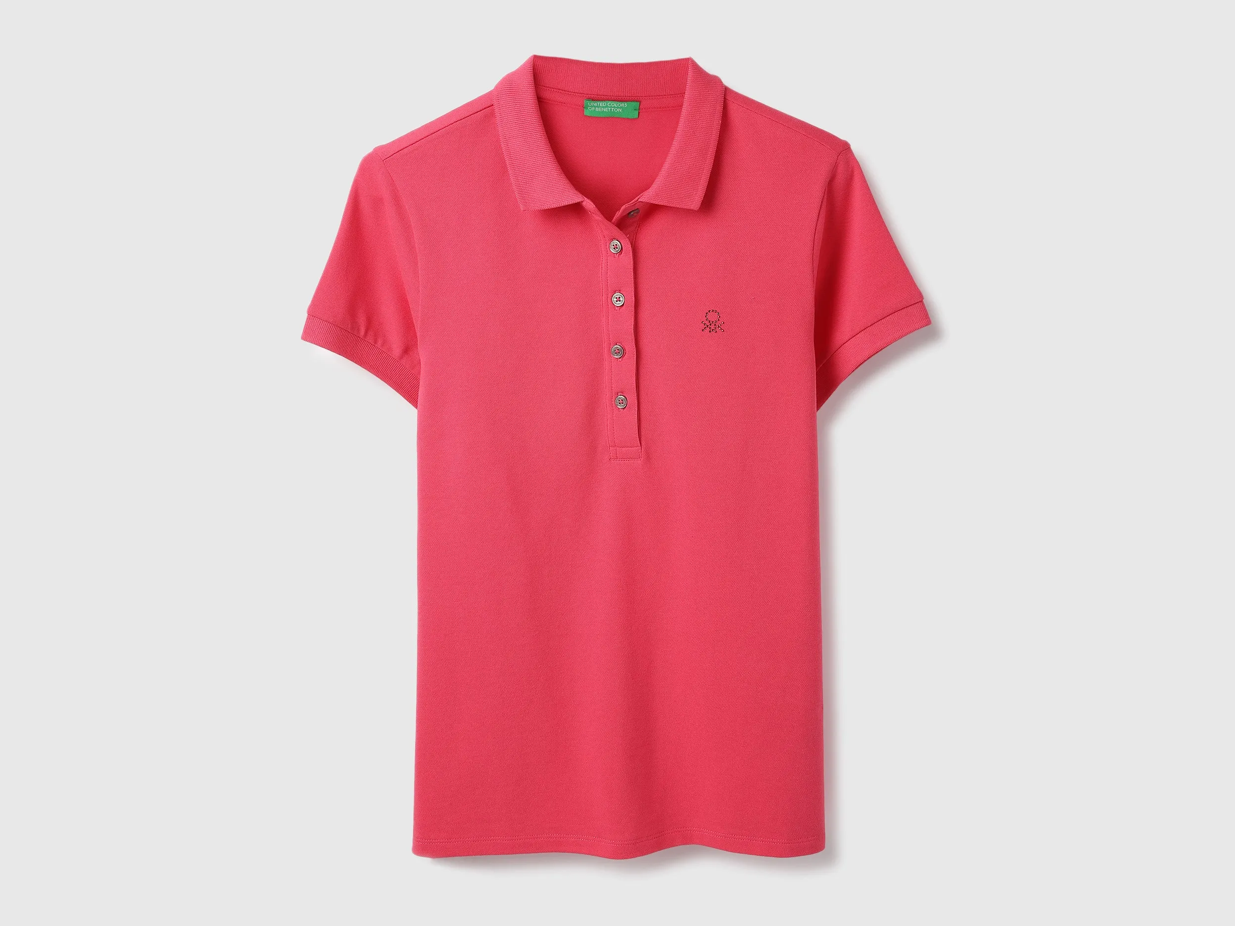 Polo Neck Solid Tshirt