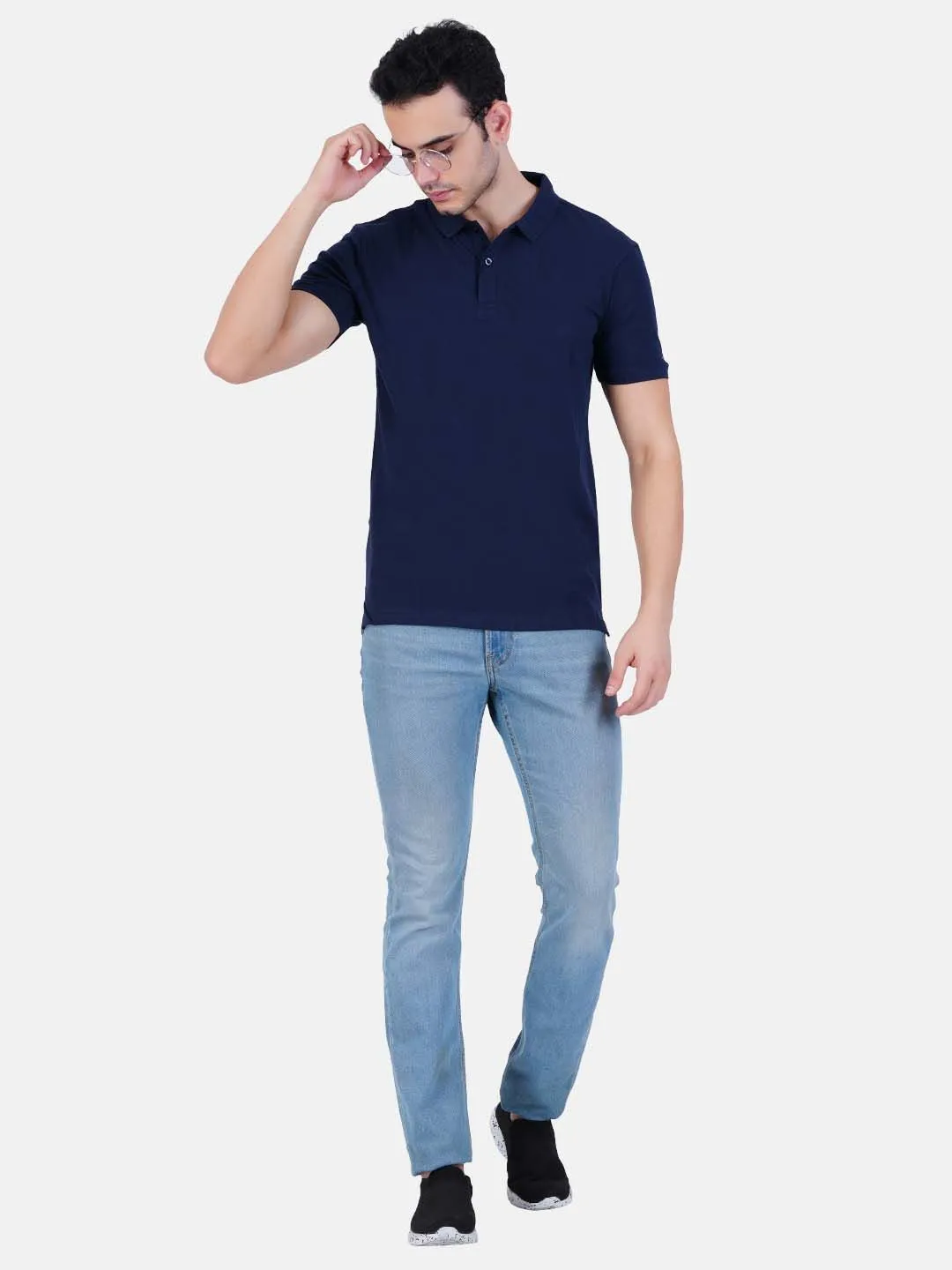 Polo T-Shirt for Men and Women - Navy Blue