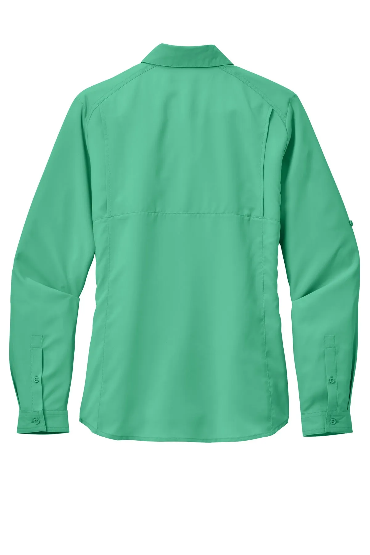 Port Authority Women's Long Sleeve UV Daybreak Shirt LW960 Bright Seafoam