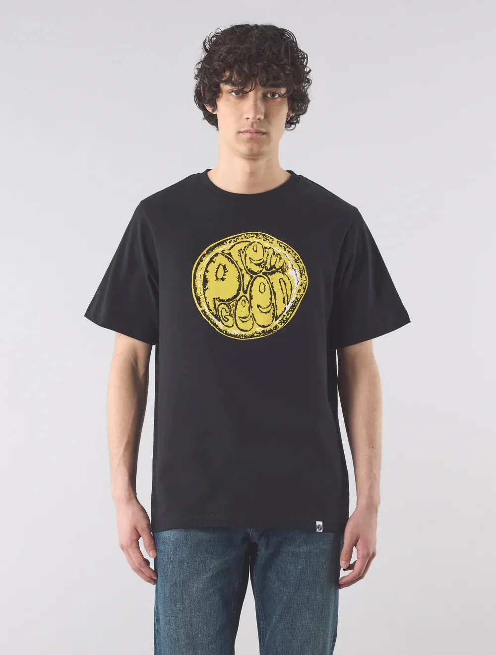 Pretty Green Citrus Sunshine T-Shirt Black